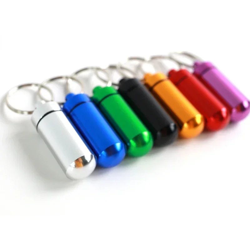 Wasserdichte Mini-Pillendose aus Aluminium 2