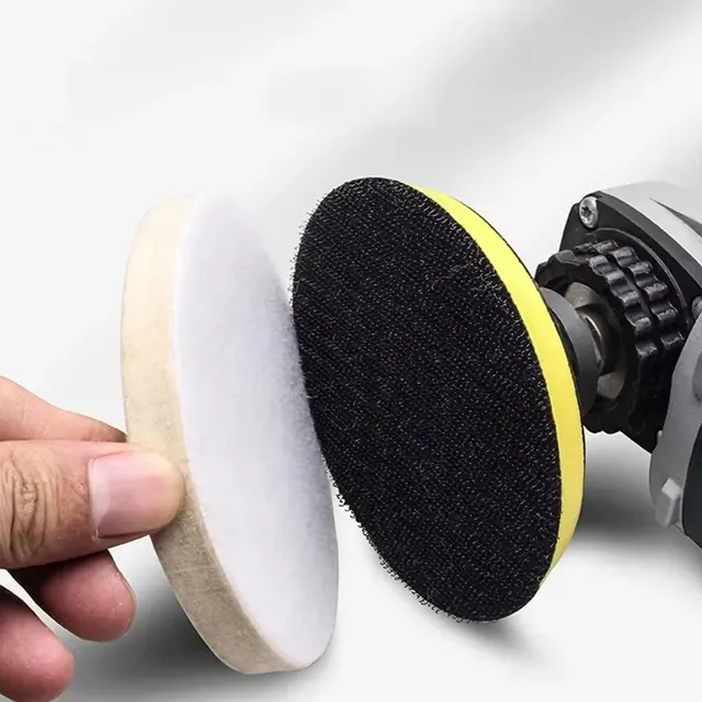 Wollfilz-Polierpad, 75-180 mm für Bohrer 3