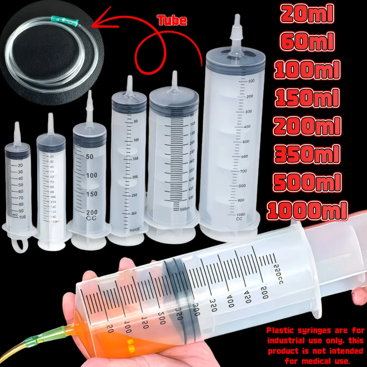 Kunststoff-Ölabsaugpumpe 100–1000 ml, multifunktional 2