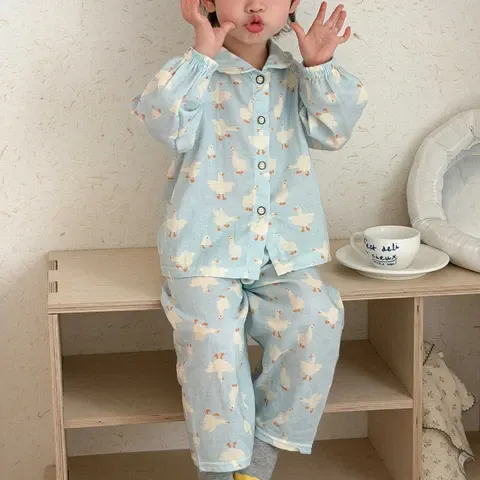 Kinder-Loungewear-Schlafanzug
