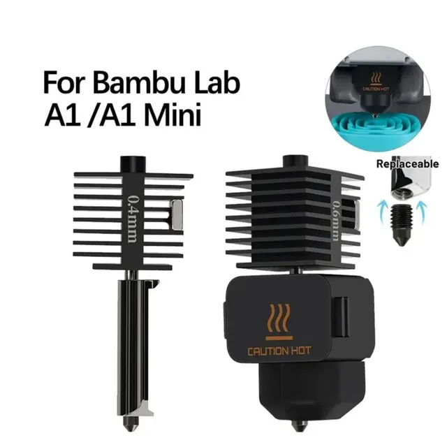 Hotend-Kit für Bambu Lab A1 mit Stahldüse 1