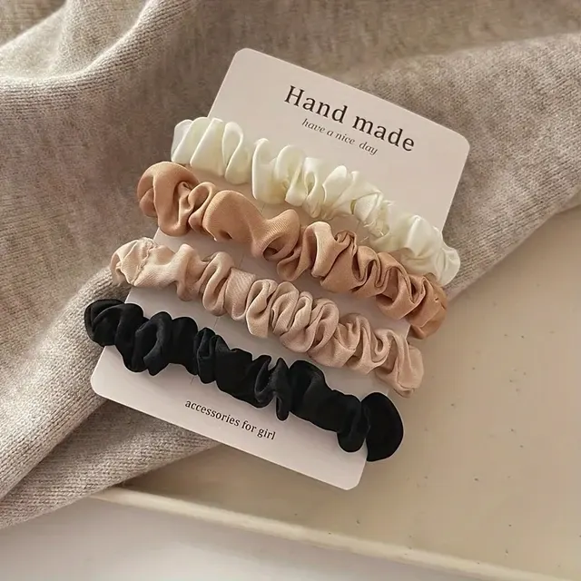 Satin-Haargummis 4