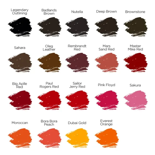 Professionelle Tattoo-Farbe, 19 Farben, 15 ml 1