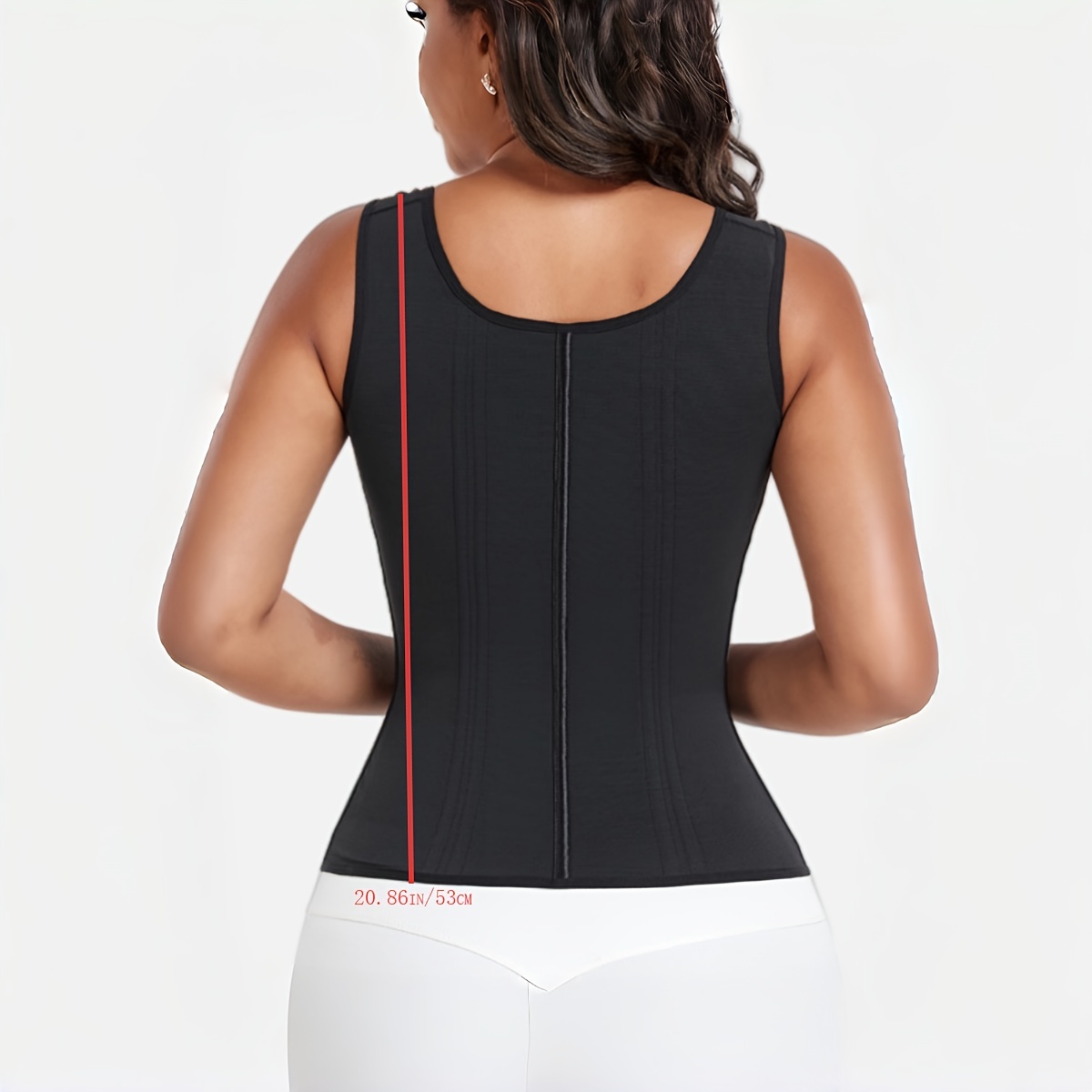 Atmungsaktiver Shapewear-Body mit Reißverschluss 2