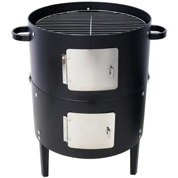 Holzkohle-Smoker 1