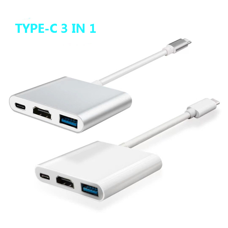 USB C auf HDMI Adapter 4K mit Ladeport 3