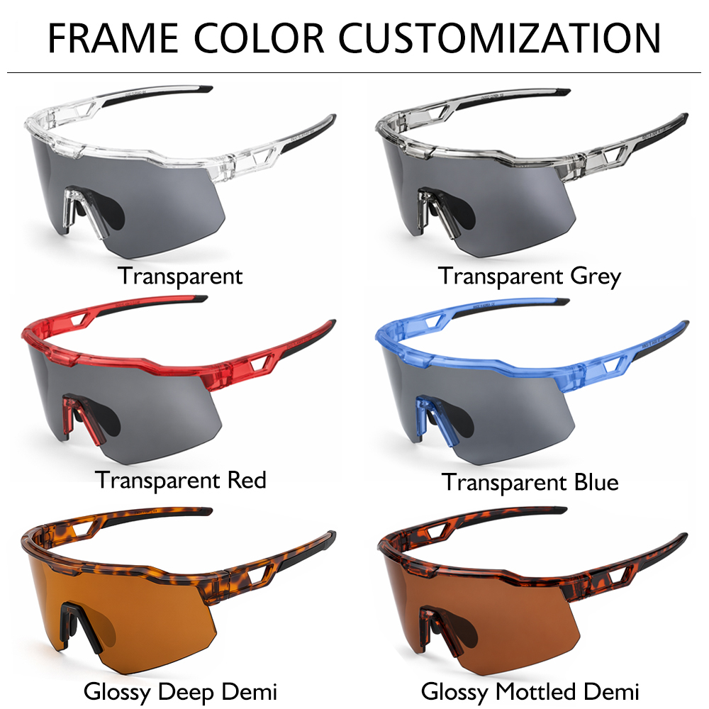 Individuell gestaltbare Sportsonnenbrille mit Farbwahl