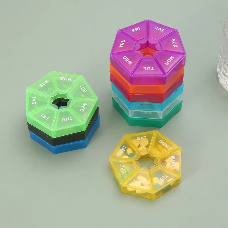 Tragbare Pillenbox für 7 Tage 3