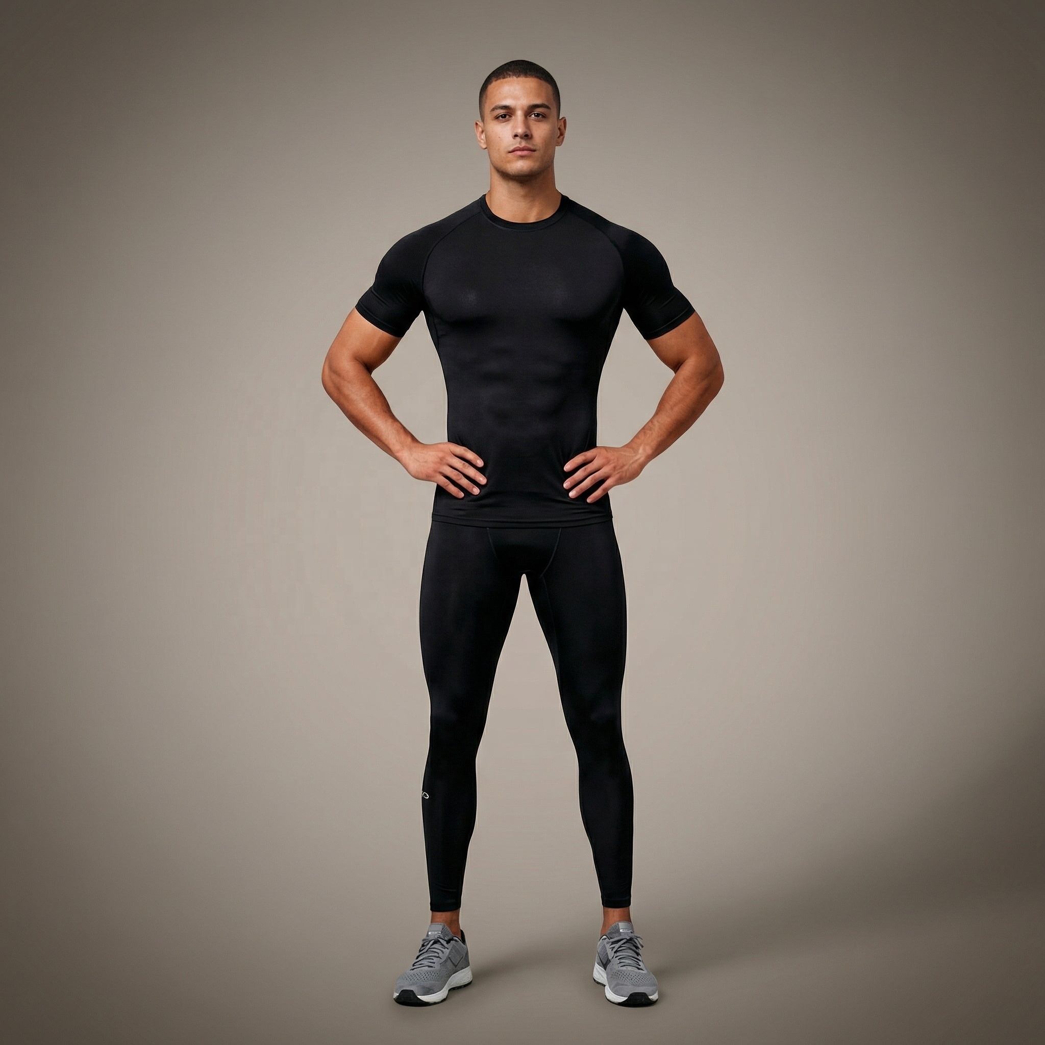 Herren Muscle-Top Bodybuilding Kompressionsshirt 3