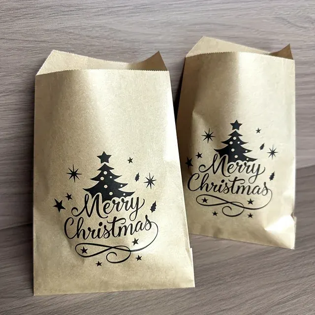 Kraftpapier-Weihnachtsgeschenktüte 3