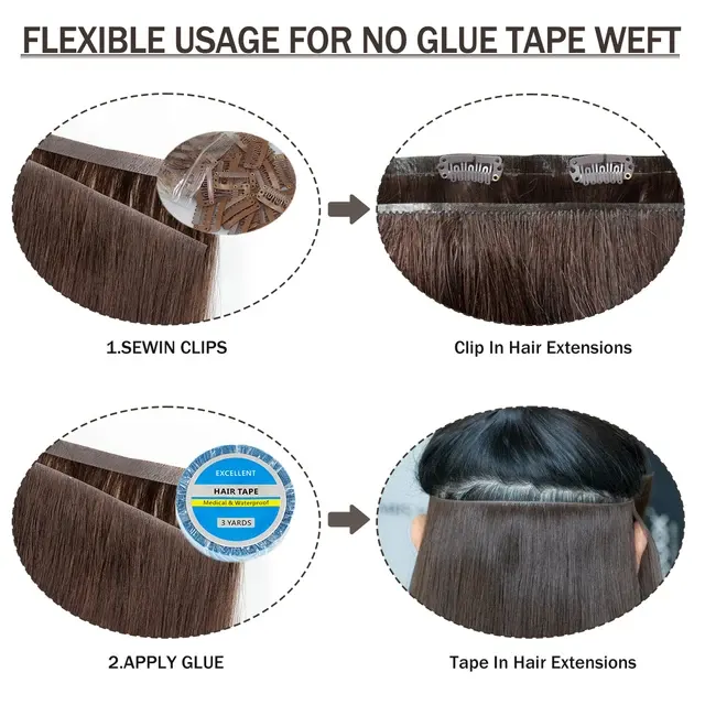 Tape-In-Haarverlängerungen 2