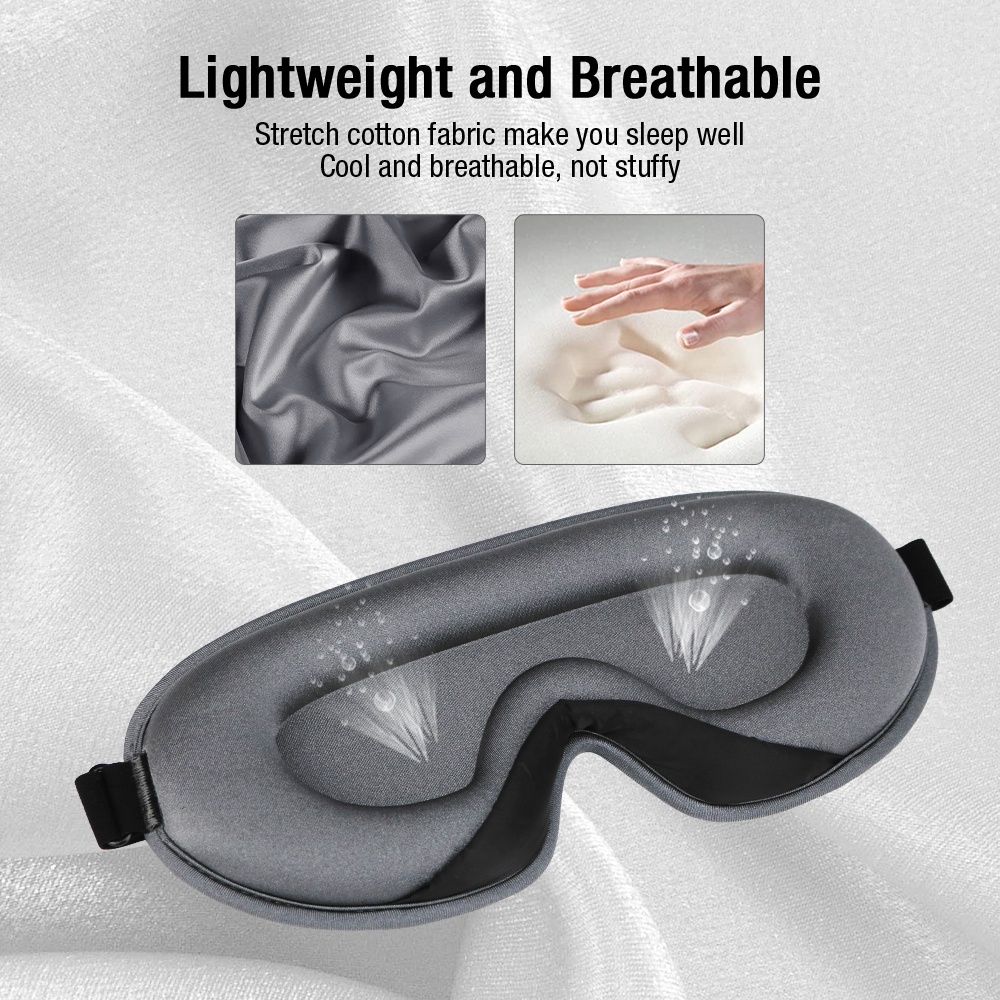 Memory-Foam-Schlafmaske für Wimpernverlängerung 3