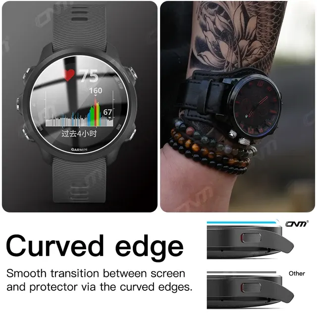 9H Ultra-HD Displayschutzglas für Smartwatch 4