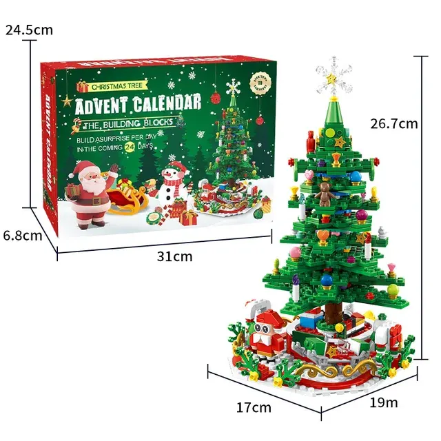 Weihnachtsbaum-Adventskalender Bauset 2