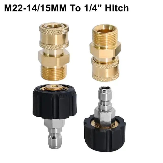 Hochdruckreiniger-Adapter-Set mit Schnellkupplung 1
