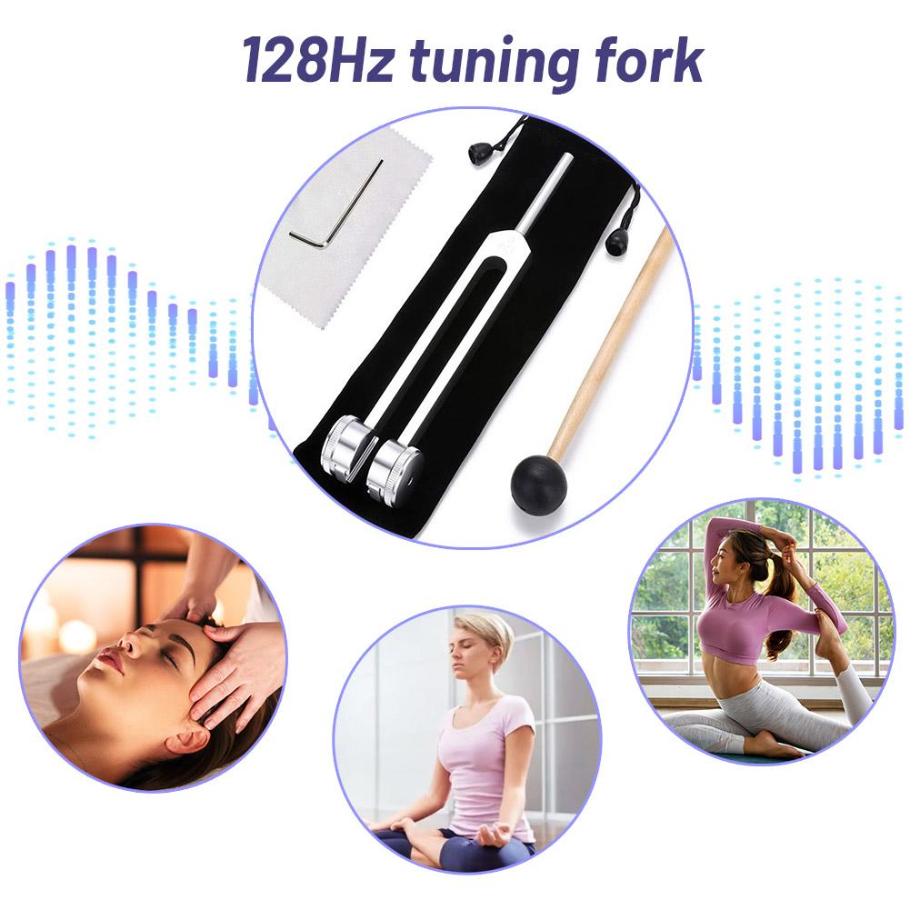 Stimmgabel-Set 128 Hz Klangtherapie