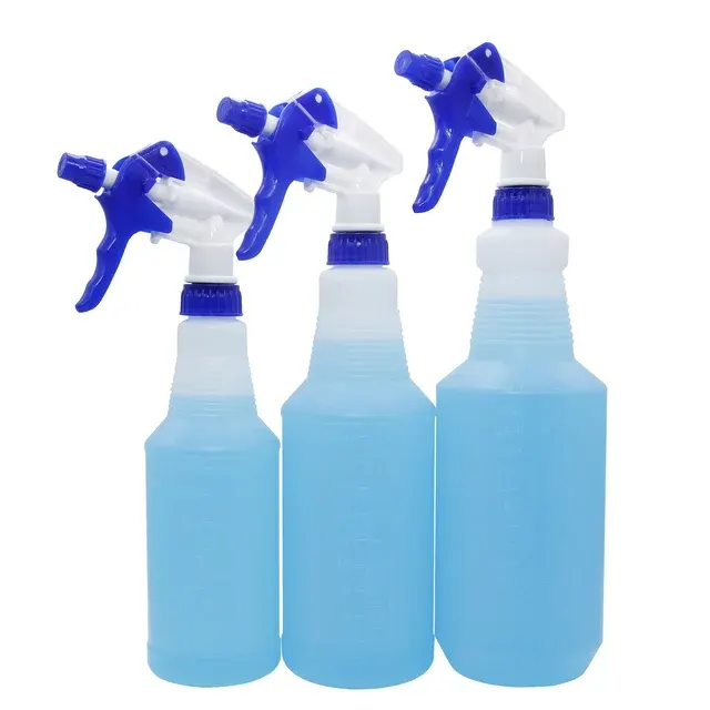 Kunststoff-Sprühflasche 1 Liter, Blau-Weiß 2