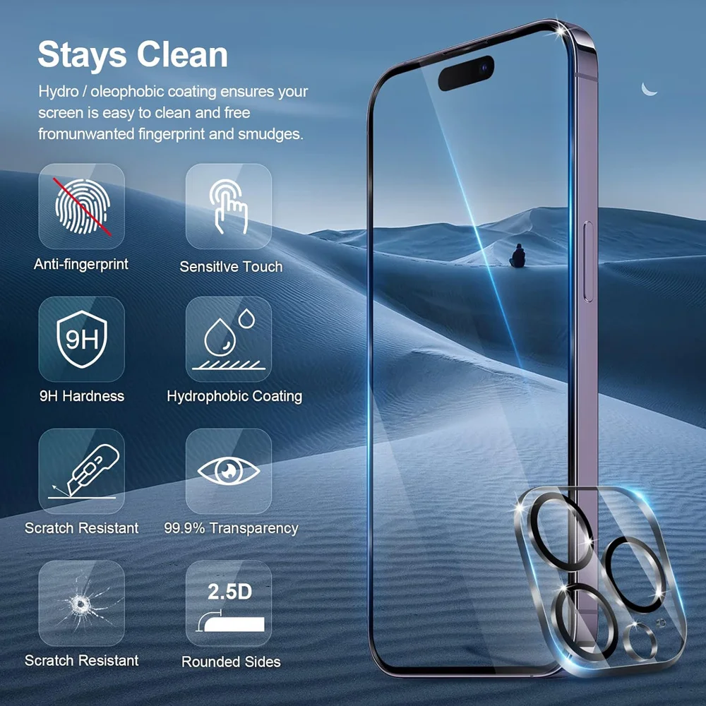 Gehärtetes Glas Displayschutz HD 3