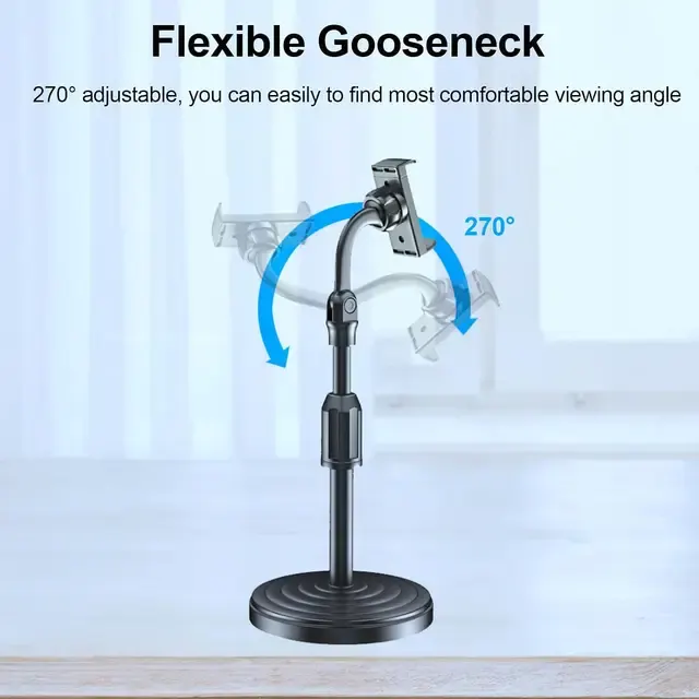 Schwanenhals-Schreibtisch-Handyhalter 2