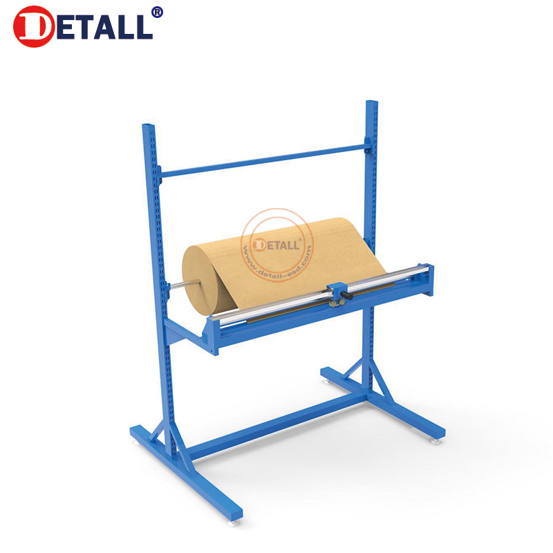 Luftpolsterfolien-Schneider mit Rollenhalter für Packtisch 4