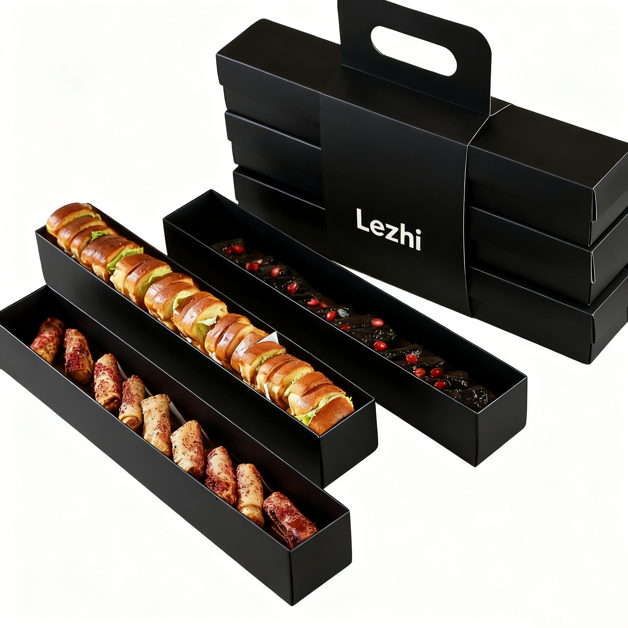 Arabische Take-away-Bäckereibox mit Griff