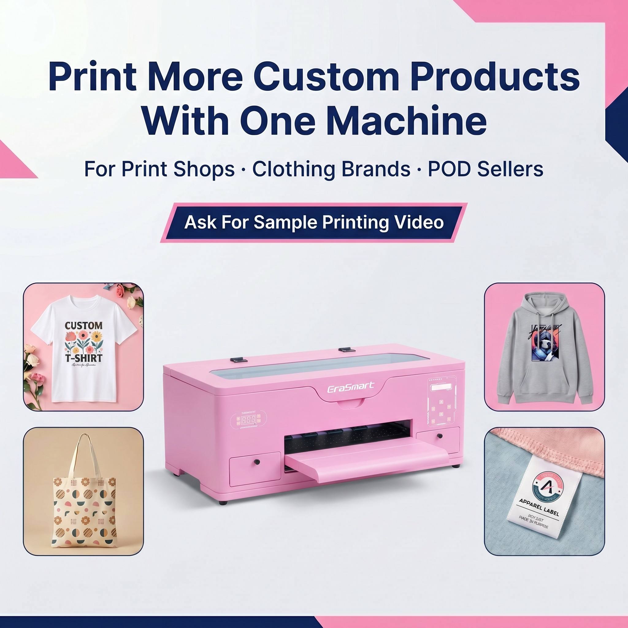 Pinker Professioneller 38cm A3 DTF-Drucker 3