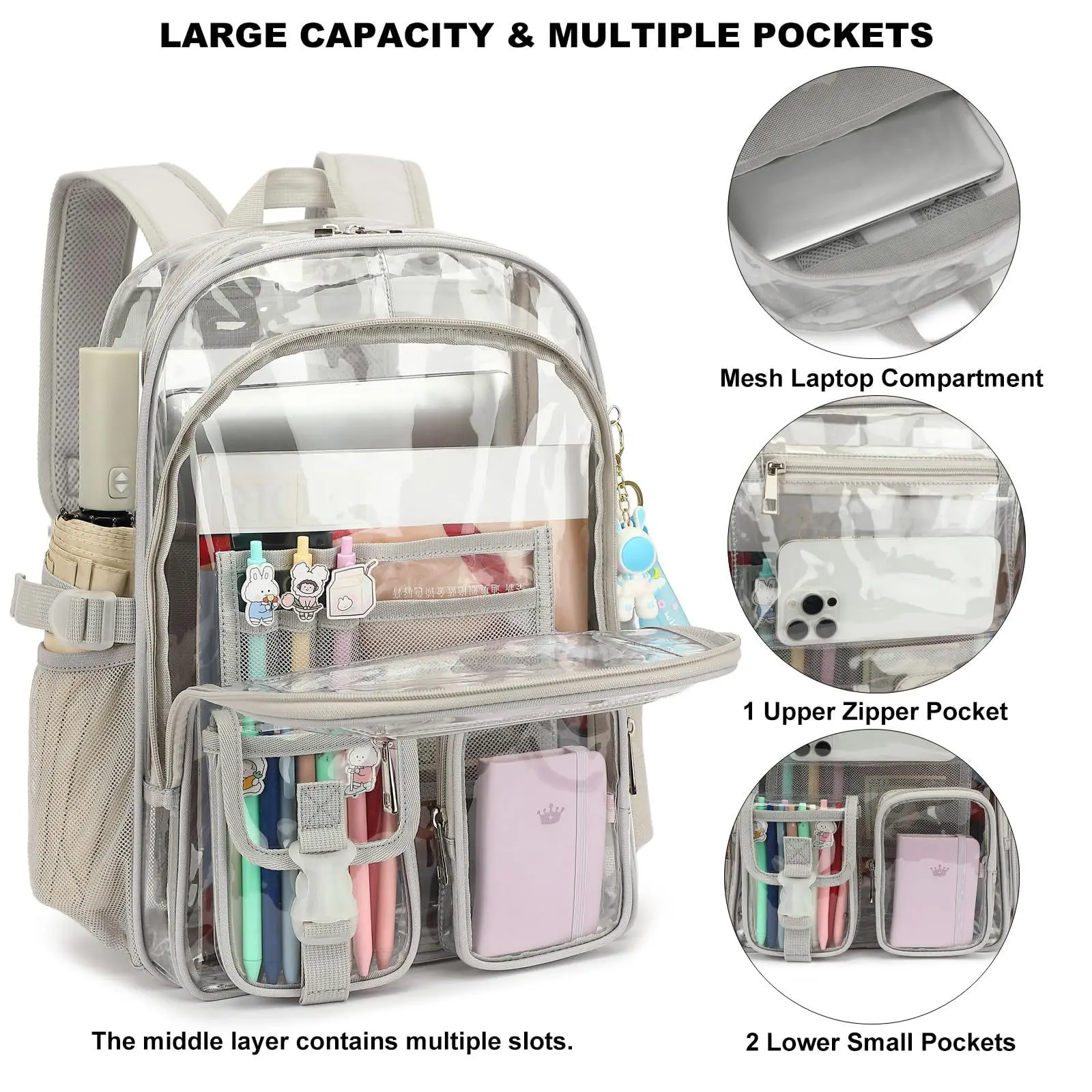Transparenter Rucksack 3