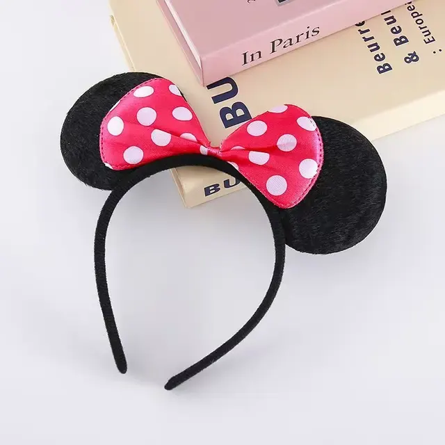 Kinder-Stirnband mit Mickey-Schleife 4