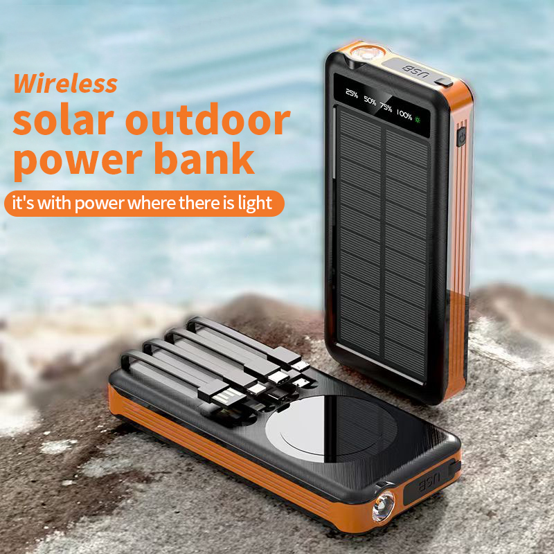 Solar Powerbank 10000mAh mit LED-Display 2