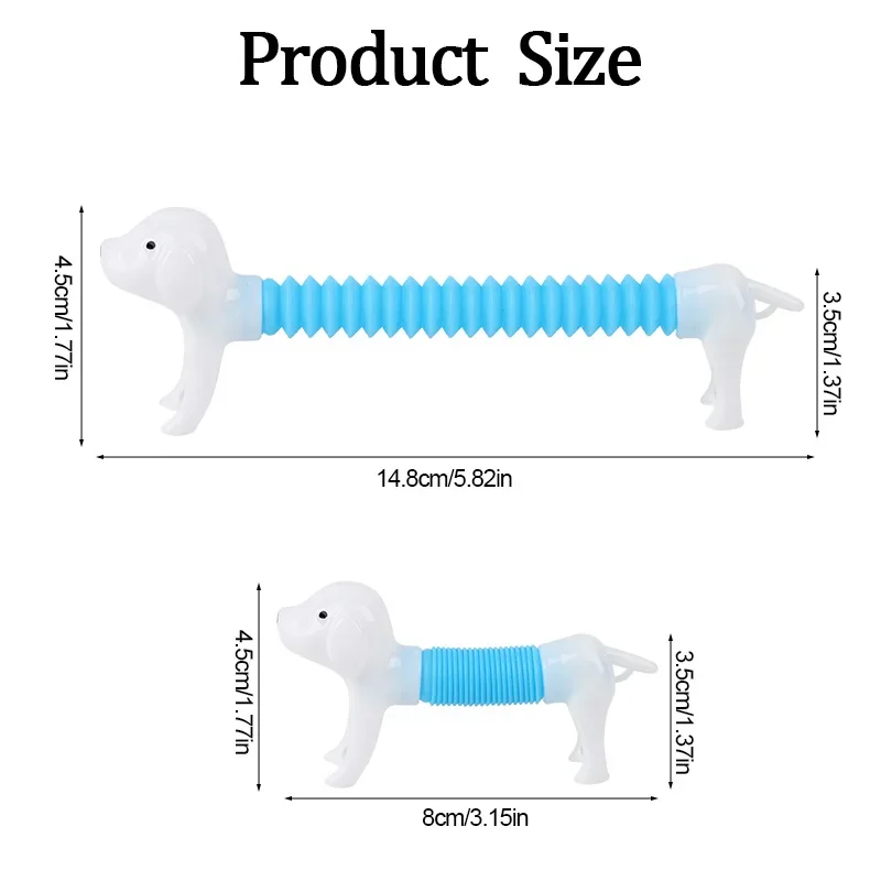 Dehnbares Hundespielzeug Pop-Tube Set