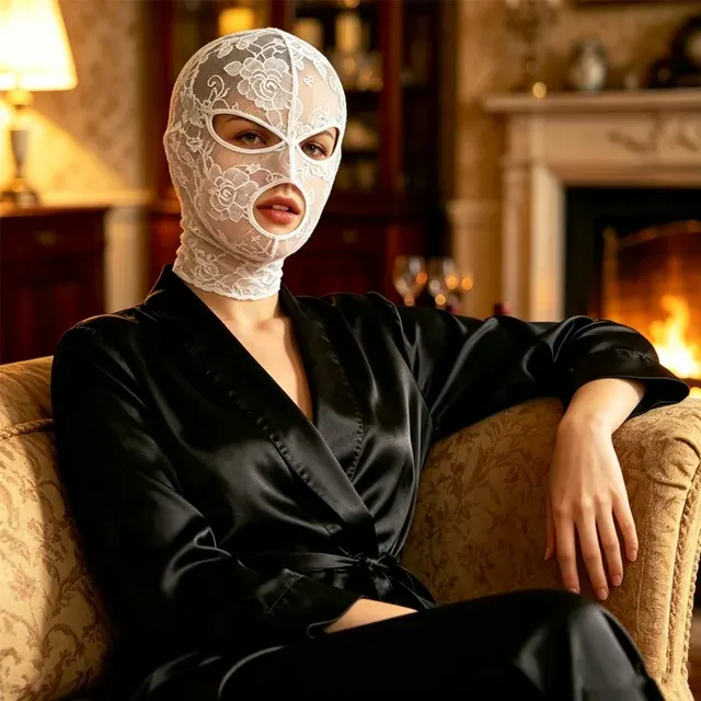 Spitzen Maskenball-Maske 3