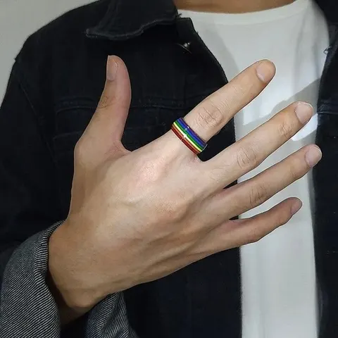 Regenbogen Pride Unisex Ring