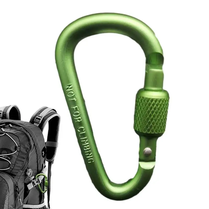 Mehrfarbiger Aluminium-Karabiner mit Schloss 4