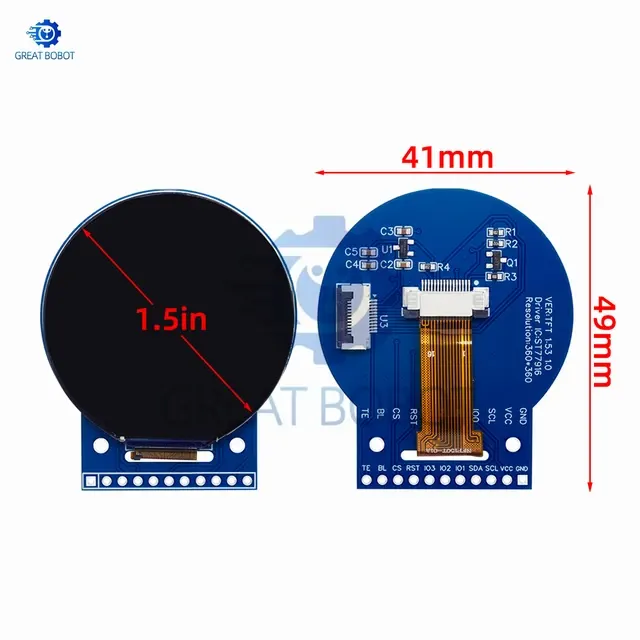 Rundes TFT-Display 2