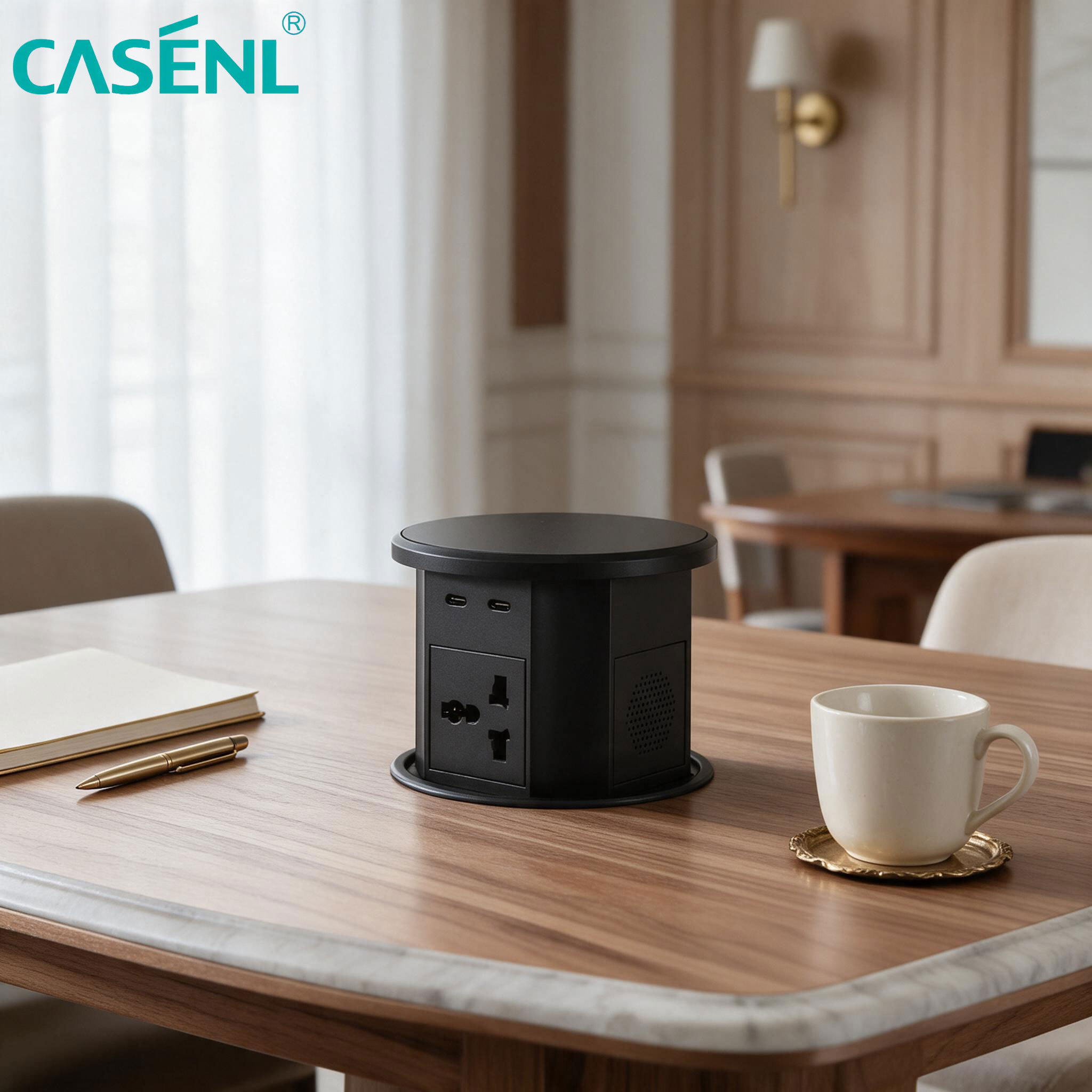 Smarte WLAN Pop-up Steckdose IP65 wasserdicht
