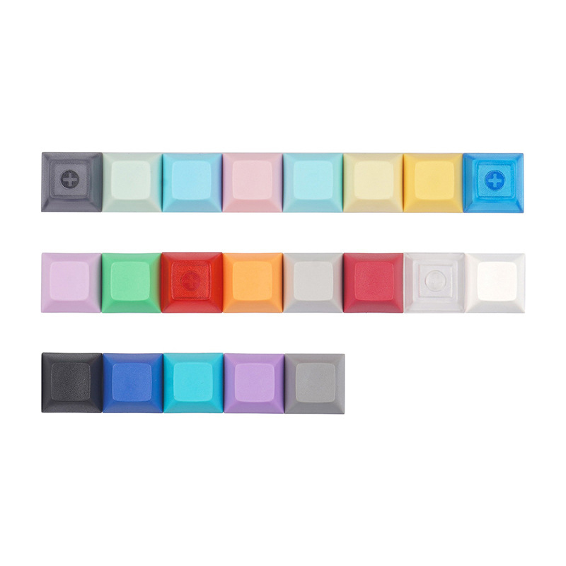 Bunte Blanko DSA Tastenkappen 1u PBT