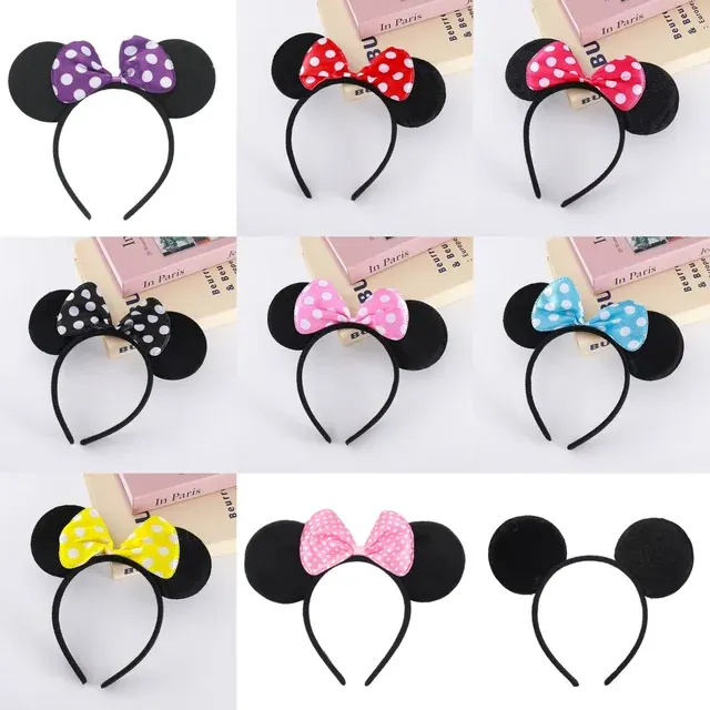 Kinder-Stirnband mit Mickey-Schleife 2