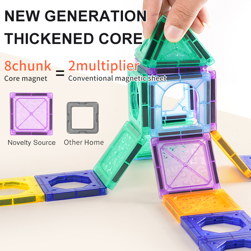Magnetische 3D-Bausteine Set für Kinder 2