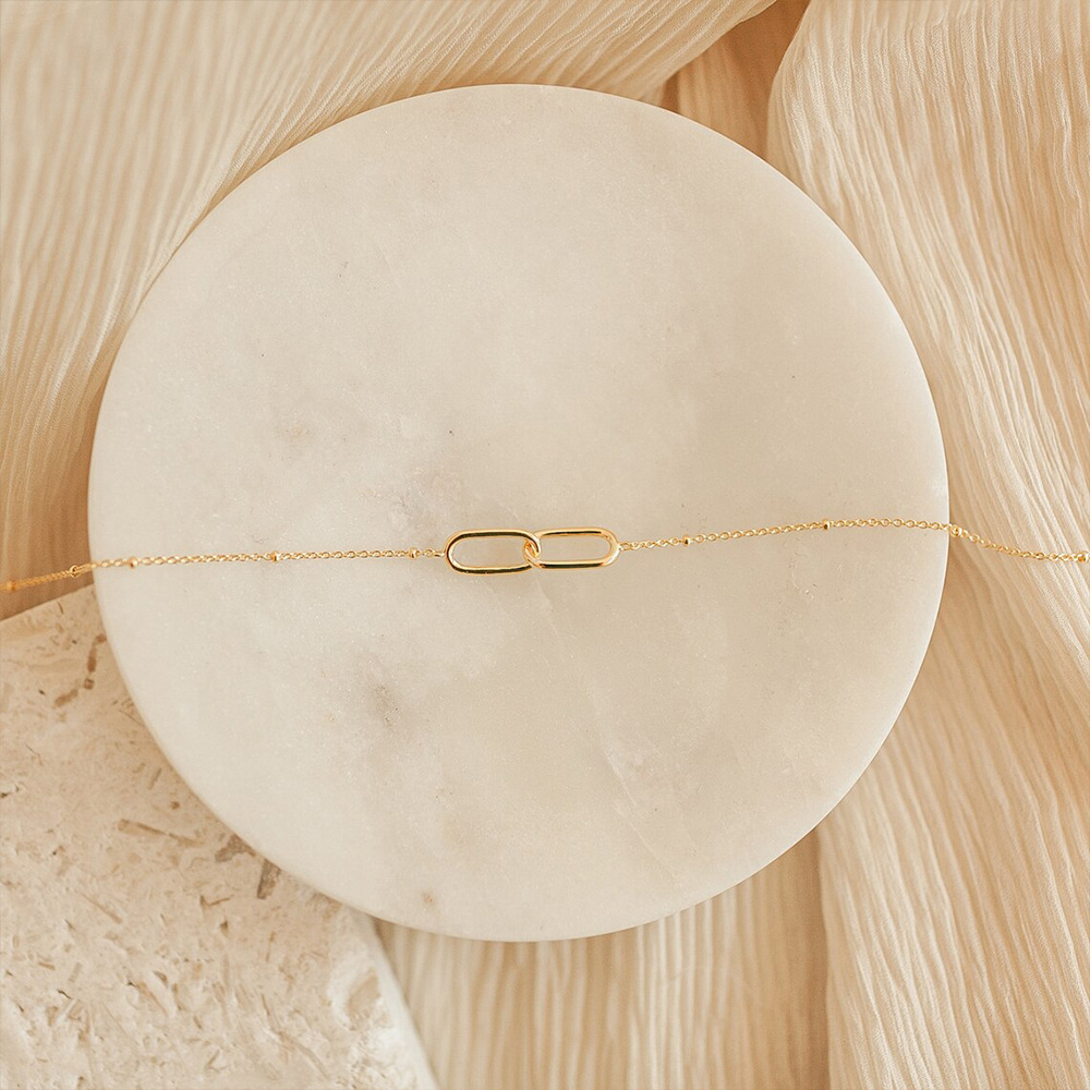 Minimalistische Geometrische Halskette für Damen 4