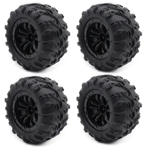 Sechskant Gummireifen 12mm 4er-Set RC