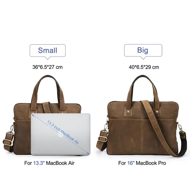 Leder-Laptoptasche 3