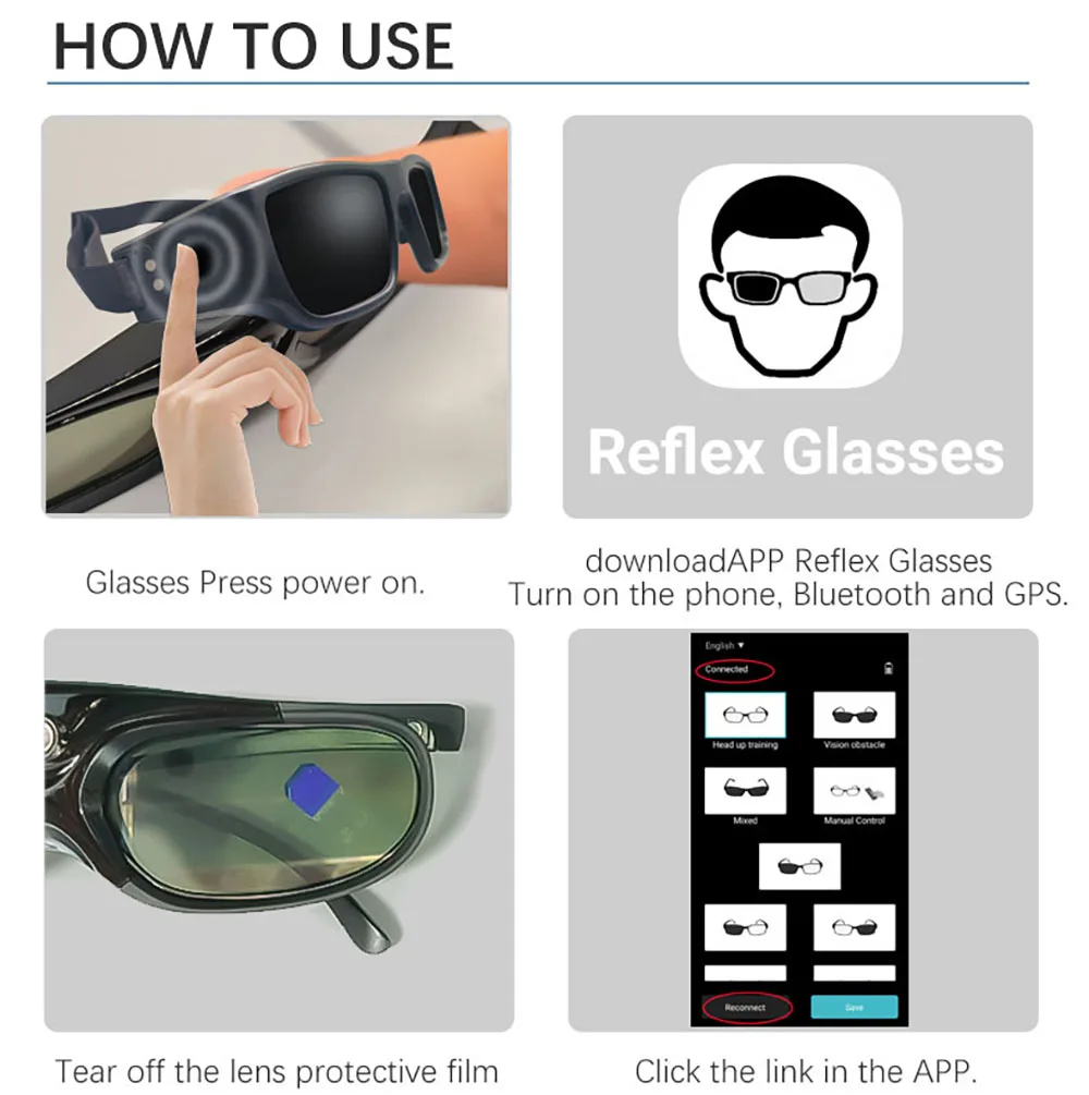 Reaktionstrainingsbrille 2