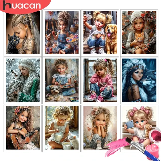 Malen-nach-Zahlen-Set 1