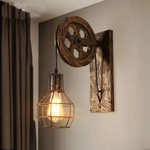 Vintage-LED-Wandlampe