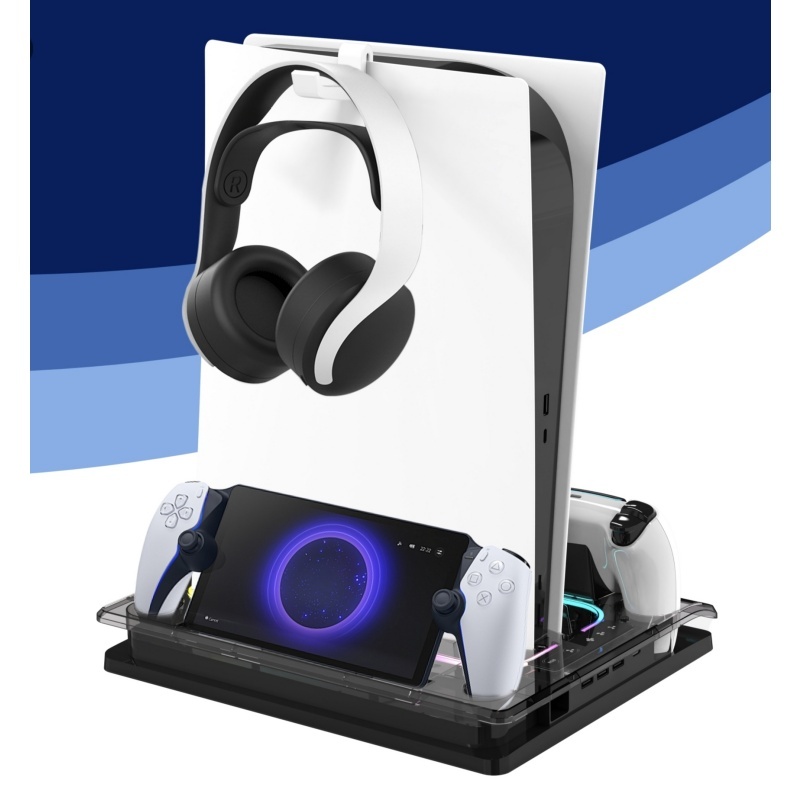 PS5-Controller-Ladedock mit Kühlständer