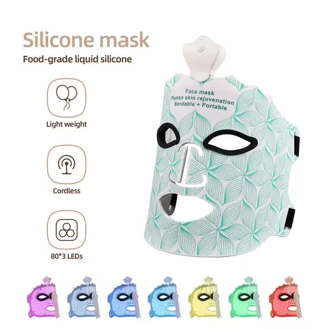 Silikon-LED-Gesichtsmaske