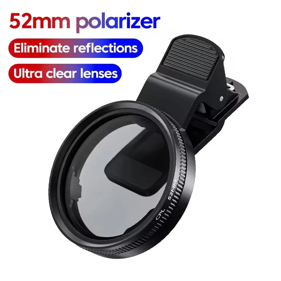 52-mm-Polarisationsfilter-Set für Kameraobjektive
