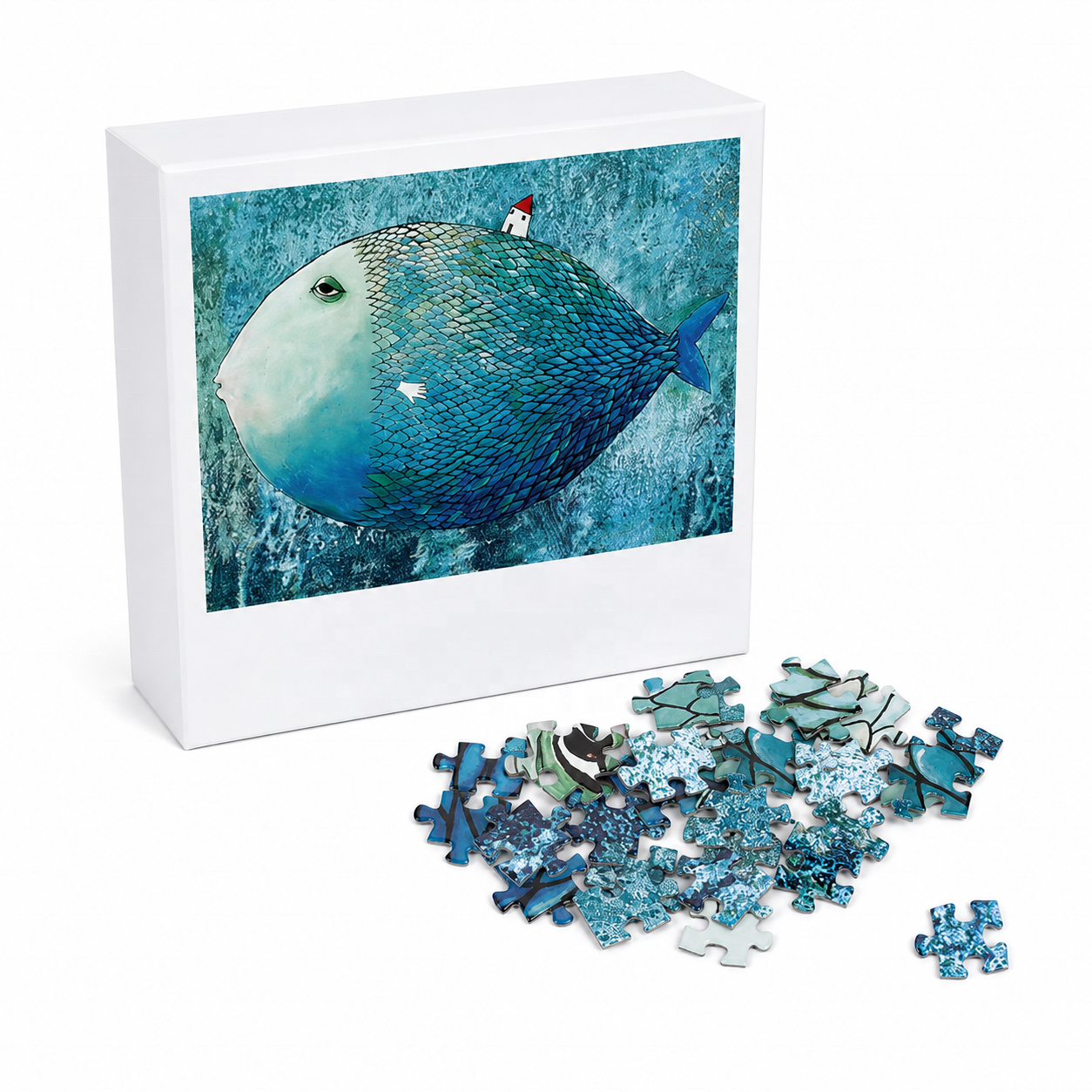 Dekompressions-Puzzle 1000 Teile Bedruckt