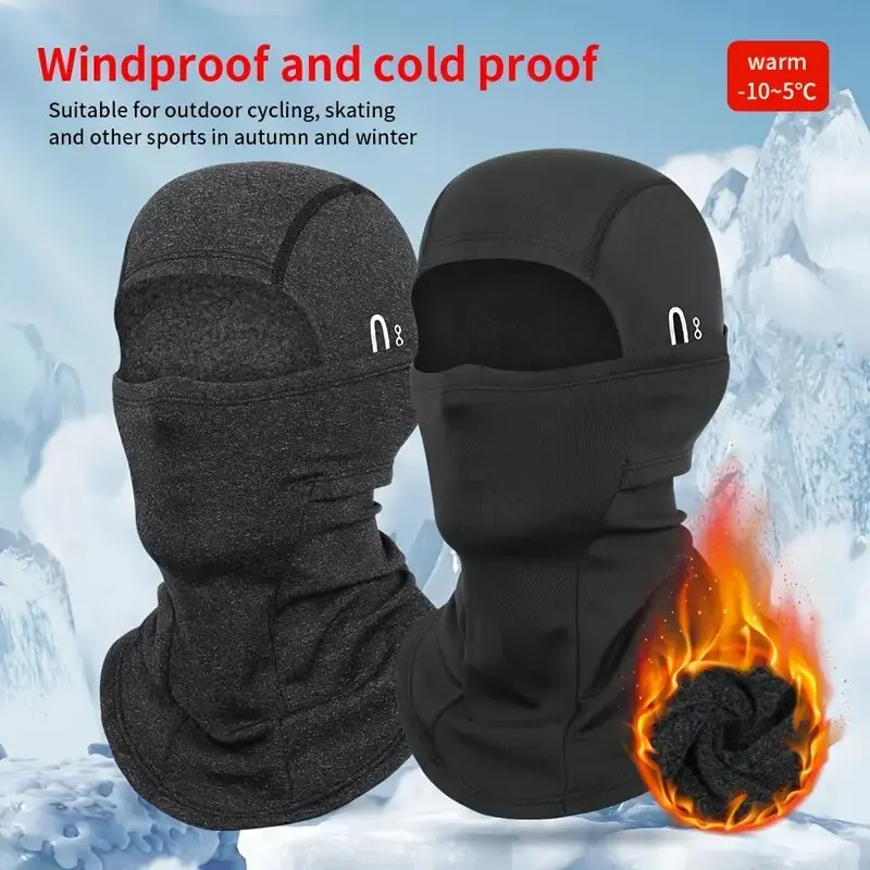 Thermische Fleece-Sturmhaube für Winter 2