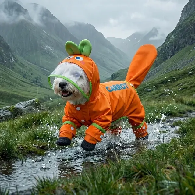 Hunde-Regenoverall 3